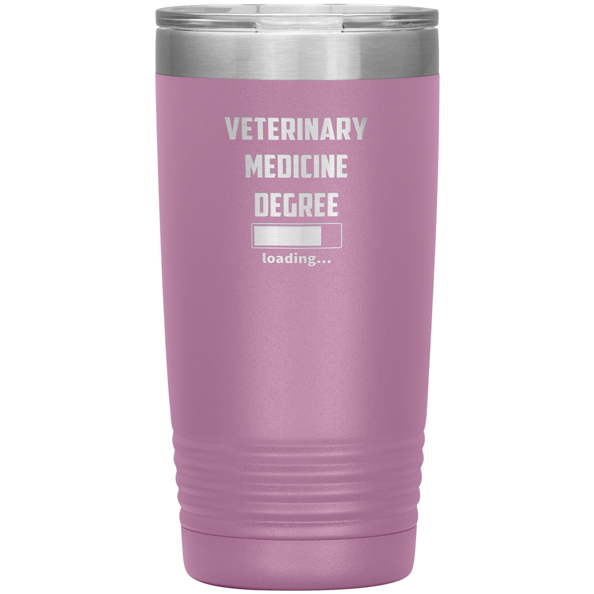 Veterinary Medicine Degree Loading 20oz Insulated Tumbler - Polar Camel Stainless Steel
