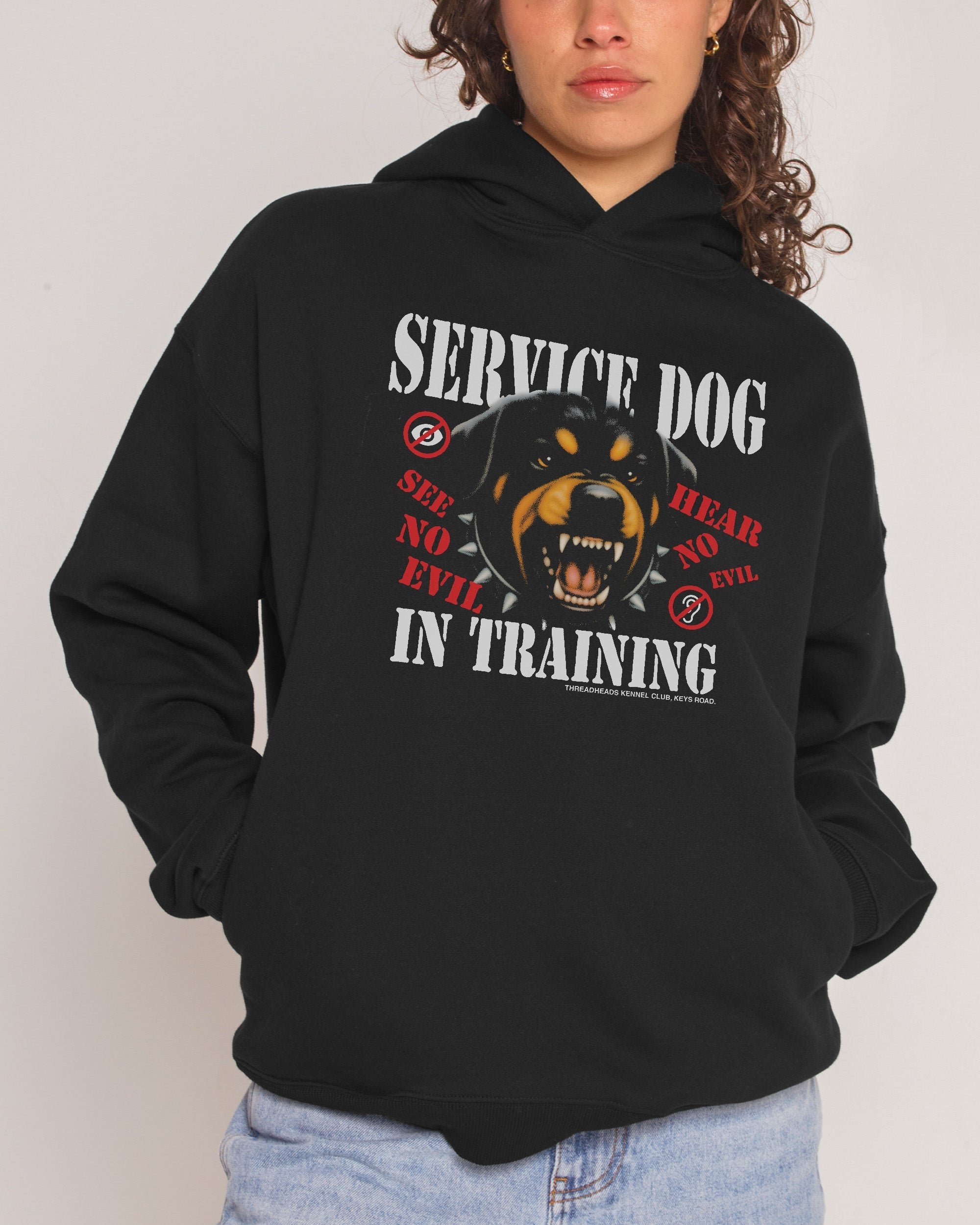 Service Dog Hoodie Unisex Graphic Hoodie 80% Cotton 340 GSM