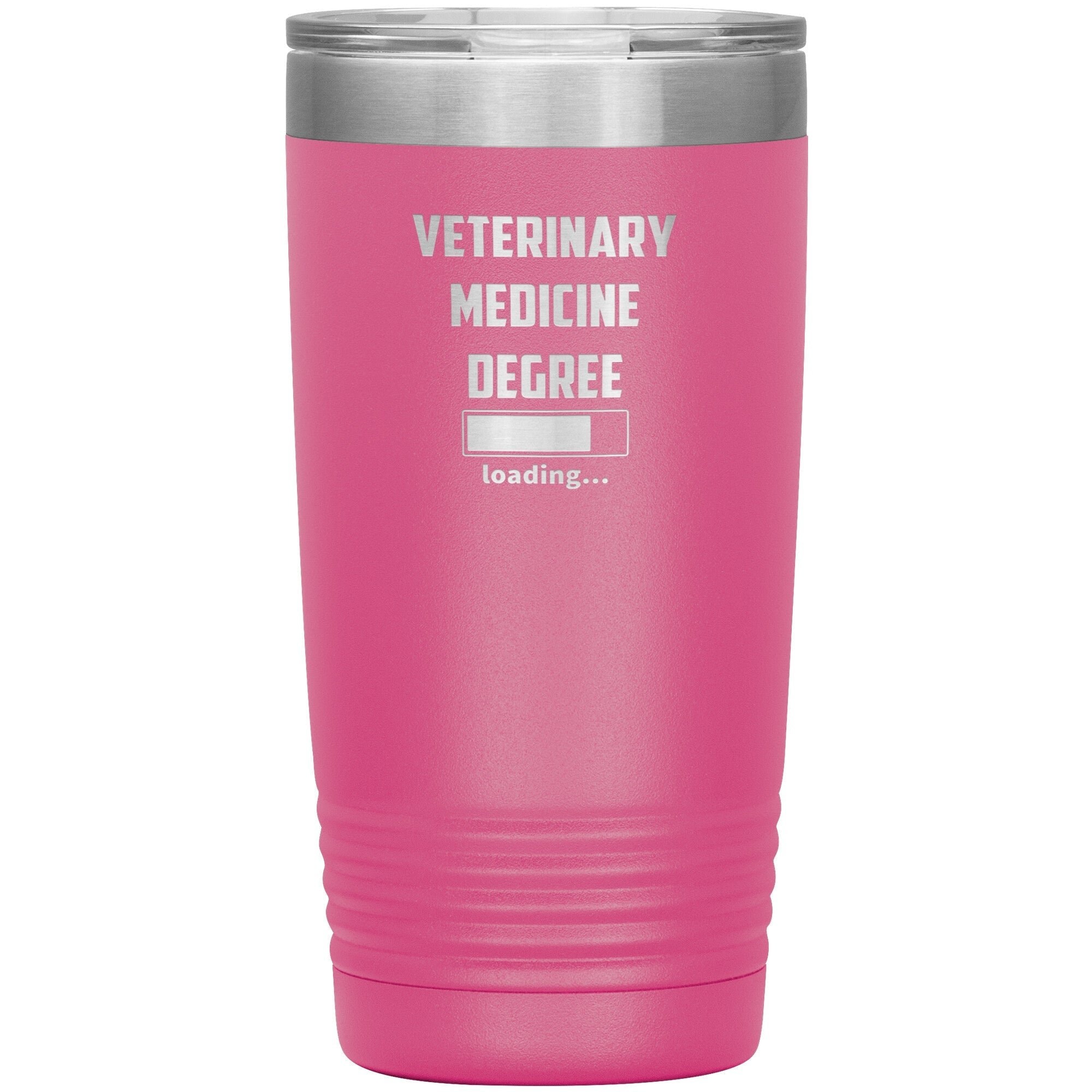Veterinary Medicine Degree Loading 20oz Insulated Tumbler - Polar Camel Stainless Steel