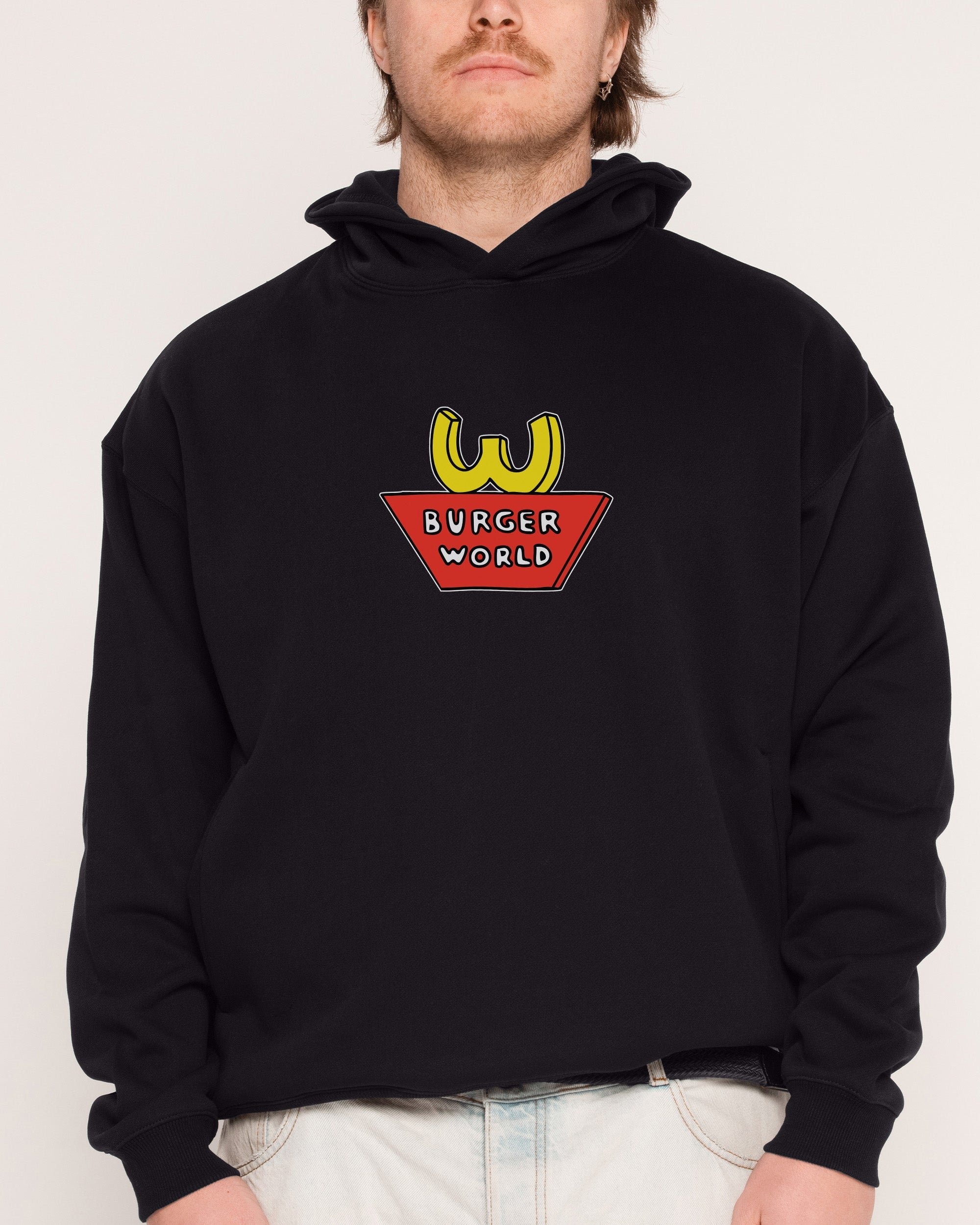 Burger World Hoodie Beavis and Butt-Head Premium Unisex Graphic Hoodie