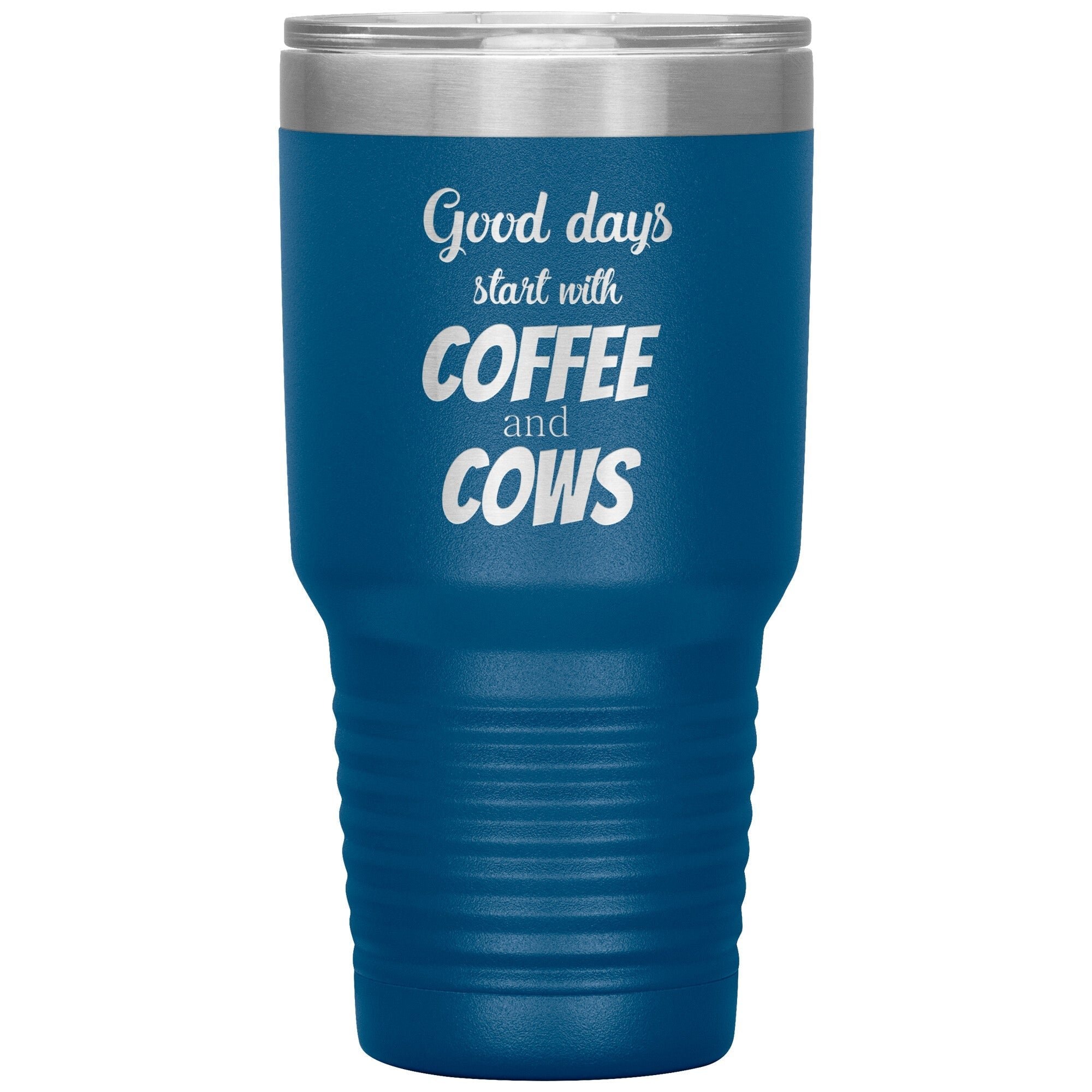 Coffee and Cows 30oz Insulated Tumbler Polar Camel Stainless Steel Vacuum Insulated