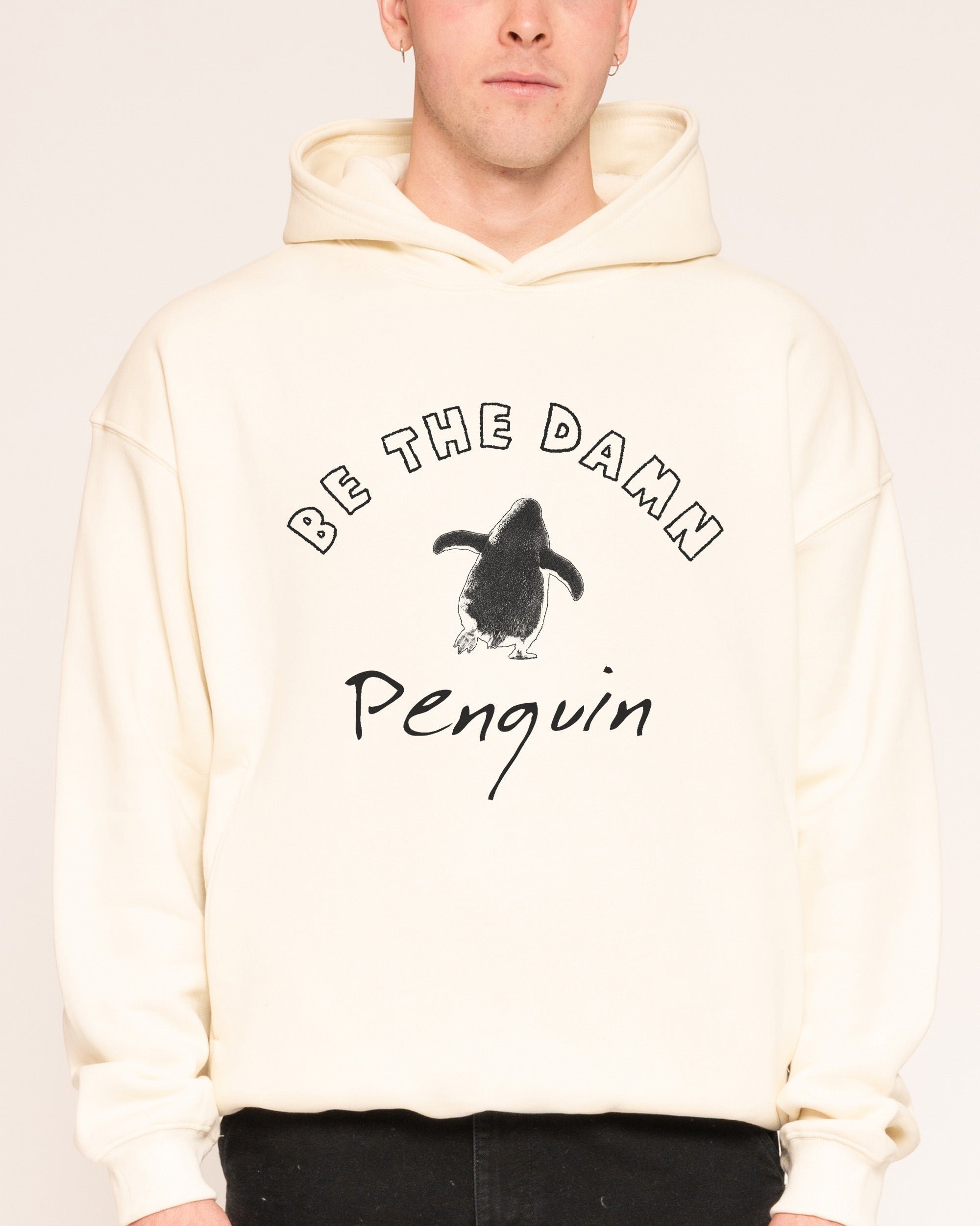 Nihilist Penguin Hoodie - Premium Unisex Graphic Hoodie 340 GSM Cotton Blend