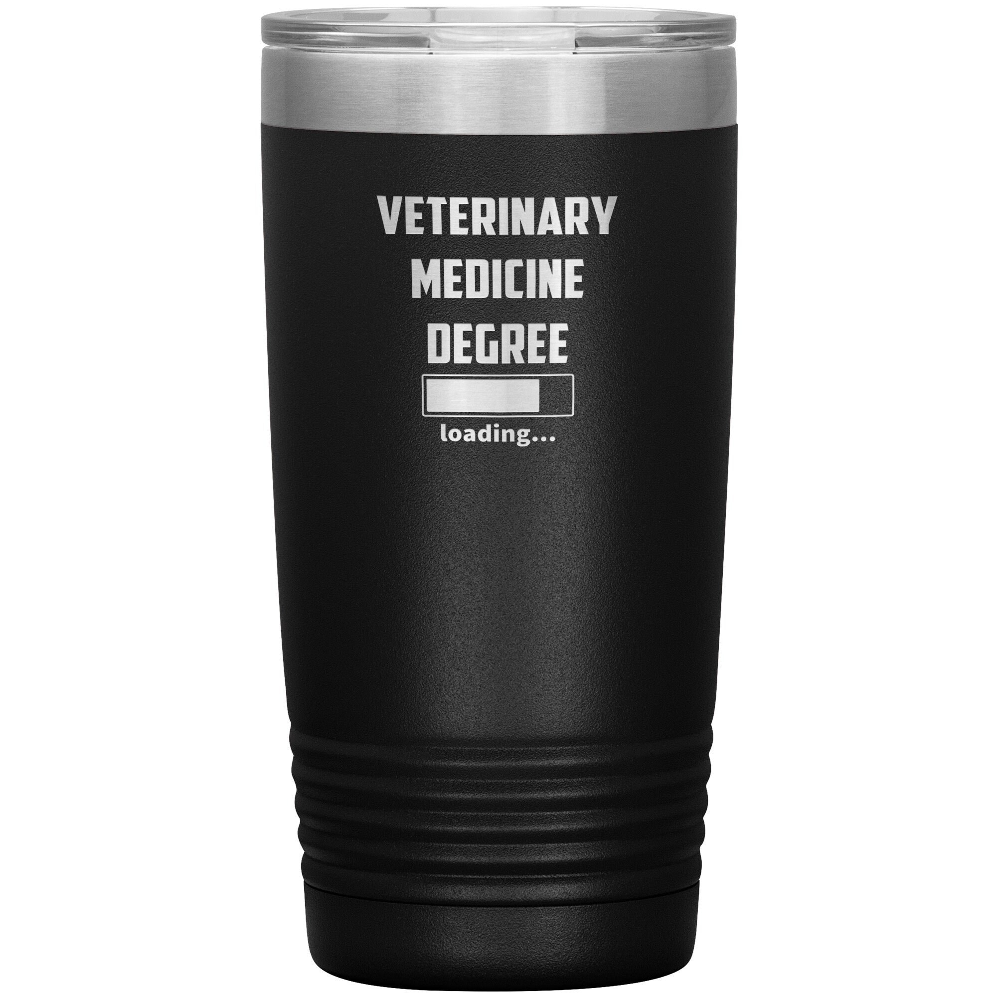 Veterinary Medicine Degree Loading 20oz Insulated Tumbler - Polar Camel Stainless Steel