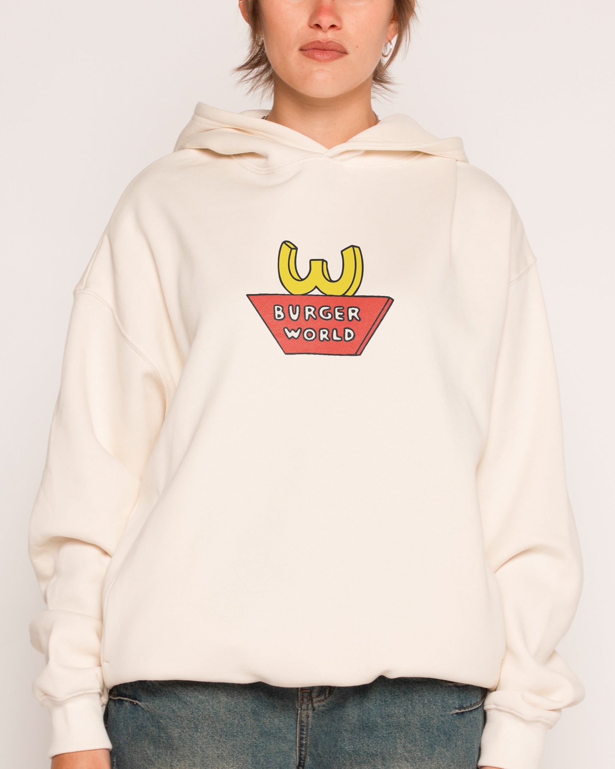 Burger World Hoodie Beavis and Butt-Head Premium Unisex Graphic Hoodie